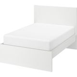 IKEA Beyaz Dayanıklı Çift Kişilik Karyola 140X200 cm - 140 x 200 cm