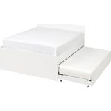 IKEA Beyaz Dayanıklı Çift Kişilik Karyola 160X200 cm