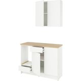 IKEA Beyaz Dayanıklı Mutfak Dolabı 180X61X220 cm