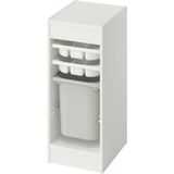 IKEA Beyaz Dayanıklı Saklama Ünitesi 34X44X56 cm Çocuk Odası Oyuncak Dolabı Düzenleyici