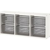 IKEA Beyaz Dayanıklı Saklama Ünitesi 99X21X30 cm Çocuk Odası Oyuncak Dolabı Düzenleyici