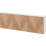 IKEA Beyaz Dayanıklı Tv Ünitesi 180X22X38 cm