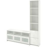 IKEA Beyaz Dayanıklı Tv Ünitesi 240X41X190 cm