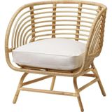 IKEA Beyaz Ferah Berjer Koltuk - Rattan Koltuk