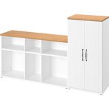 IKEA Beyaz Fonksiyonel Tv Ünitesi 226X38X90 cm