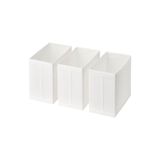 IKEA Beyaz Gardırop Düzenleyici, 31x55x33 cm, Dolap İçi Saklama Kutusu