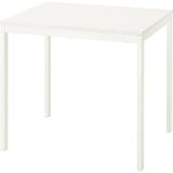IKEA Beyaz Geniş Yemek Masası - Açılır Mutfak Masası