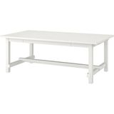 IKEA Beyaz Geniş Yemek Masası - Açılır Yemek Masası