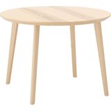 IKEA Beyaz Geniş Yemek Masası - Yuvarlak Mutfak Masası