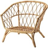 IKEA Beyaz Konforlu Berjer Koltuk - Rattan Koltuk