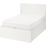 IKEA Beyaz Kullanışlı Çift Kişilik Karyola 140X200 cm - 140 x 200 cm