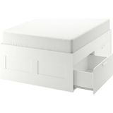 IKEA Beyaz Kullanışlı Çift Kişilik Karyola 180X200 cm - 180 x 200 cm