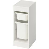 IKEA Beyaz Kullanışlı Saklama Ünitesi 34X44X56 cm Çocuk Odası Oyuncak Dolabı Düzenleyici