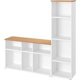 IKEA Beyaz Kullanışlı Tv Ünitesi 216X38X140 cm