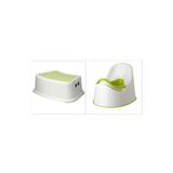 IKEA Beyaz Lockig Çıkarılabilir 2 Parçalı Pratik Lazımlık Çocuk Banyo Basamak