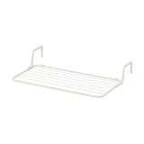 IKEA Beyaz Metal 77 cm Balkon Ray Kapı Üstü Çamaşır Askısı 1 Adet Kaymaz Tasarım