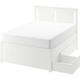 IKEA Beyaz Modern Çift Kişilik Karyola 160X200 cm - 160 x 200 cm