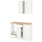 IKEA Beyaz Pratik Mutfak Dolabı 180X61X220 cm