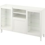 IKEA Beyaz Pratik Tv Ünitesi 180X42X74 cm