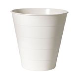 IKEA Beyaz Renk 10 Lt Çöp Kutusu Polipropilen Plastik Ofis Masaaltı Kullanım İçin Dayanıklı