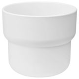 IKEA Beyaz Saksı 12 Cm,Kalın Plastik 12 Cm Yapay Bitki-Çiçek Saksı,Deliksiz İç*Dış Mekan