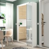 IKEA BILLY cam kapaklı kitaplık beyaz-cam - 89494423