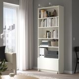 IKEA BILLY çekmeceli kitaplık beyaz - 39483808