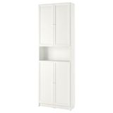 IKEA BILLY kapaklı kitaplık beyaz - 89483368