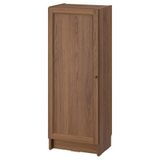 IKEA BILLY kapaklı kitaplık kahverengi ceviz görünüm - 49483290