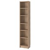 IKEA BILLY kitaplık meşe görünümlü - 60477382