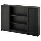 IKEA BILLY kitaplık siyah meşe görünümlü - 79483590