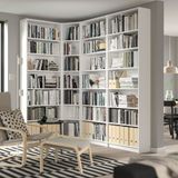 IKEA BILLY köşe kitaplık beyaz - 59017838