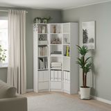IKEA BILLY köşe kitaplık beyaz - 99395936