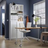 IKEA BILLY yarım kapaklı kitaplık beyaz - 29281066