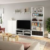 IKEA BILLY/BESTA tv ünitesi beyaz - 89398681