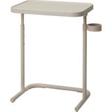 Ikea Björkåsen Laptop Masası 46 x 65 cm Bej Ayarlanabilir Katlanır Bardak Tutuculu - 46 x 65 x 35 cm