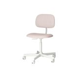IKEA BLECKBERGET Çalışma Sandalyesi, Klovsta Beyaz-Turuncu, 68x68 cm