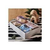 IKEA Bölmeli Dolap İçi Düzenleyici 32x51x10 Cm Saklama Kutusu Polyester Kutu Organizer 002316