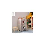 IKEA bölmeli saklama kutusu, bej-turuncu, 82x52x52 cm