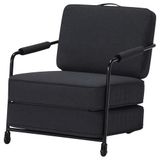 IKEA BRANNBOLL yatar koltuk vissle koyu gri - 60586611