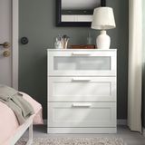 IKEA BRIMNES 3 çekmeceli şifonyer beyaz - 00392041