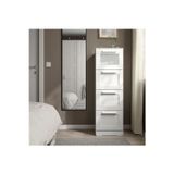 IKEA Brımnes Beyaz 39x124 cm 4 Çekmeceli Şifonyer