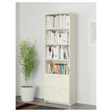 IKEA BRIMNES çekmeceli kitaplık beyaz - 90301225