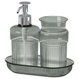IKEA BROFJARDEN banyo seti gri - 50564884
