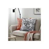 IKEA BROKDRACENA kırlent kılıfı, siyah-beyaz, 50x50 cm