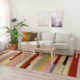 IKEA BRÖNDEN el dokuması halı çok renkli-kırmızı - 00532975
