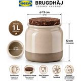 Ikea Brugdhaj Seramik Kavanoz Dokoratif Şık Sağlıklı