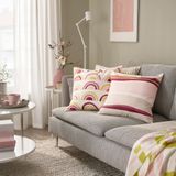 IKEA BRUNTAG kırlent kılıfı açık pembe - 20572362