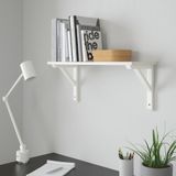 IKEA BURHULT/SANDSHULT duvar rafı beyaz-titrek kavak - 49325984