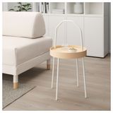 IKEA BURVIK yan sehpa beyaz - 60340389